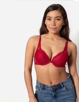 Push-up grudnjak - Super push up učinak - crvena