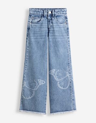 Jeans - Wide leg - blauw