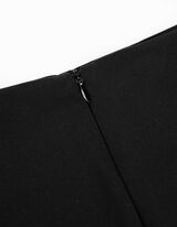 Skort - Viskose-Mix - schwarz