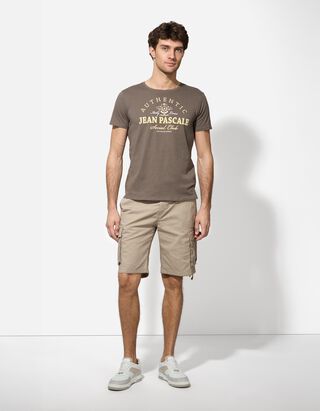 Cargoshorts - G&uuml;rtel - beige