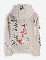 Hoodie - Kapuze - beige