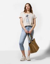 Caprihose - Skinny Fit - hellblau