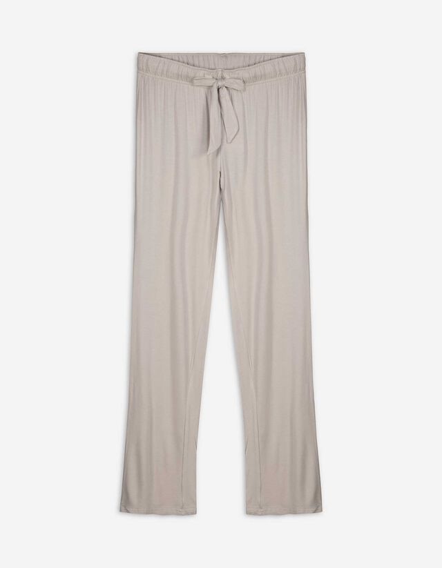 Pantalon de pyjama - Viscose mélangée - Beige