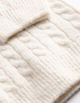 Pullover - Zopfstrick - Off-White