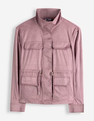 Veste - Similicuir - Rose