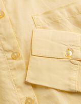 Camicia blusata - Morbido al tatto - giallo chiaro