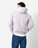 Hoodie - Oversized Fit - Hellgrau