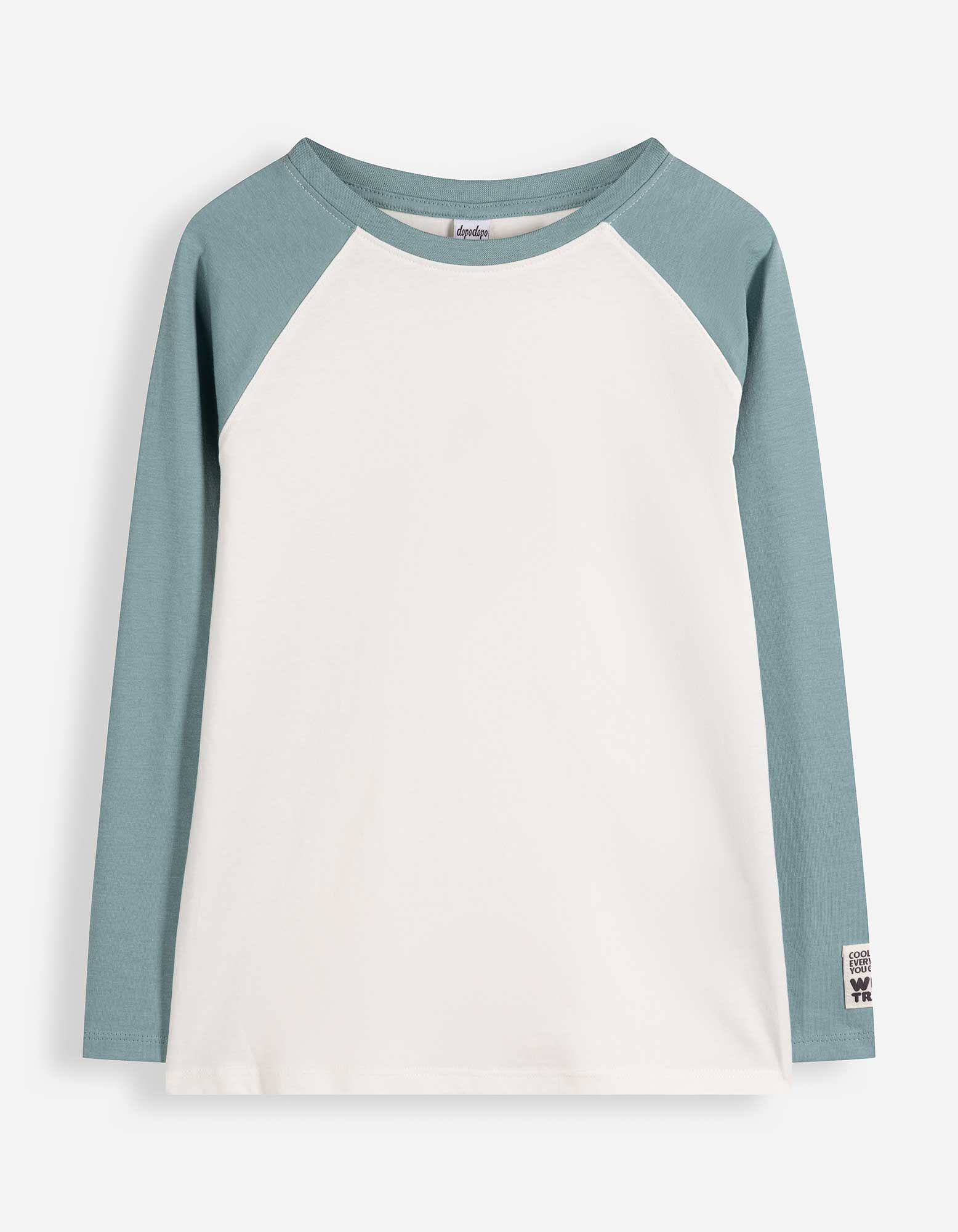Langarmshirt - Basic - blau