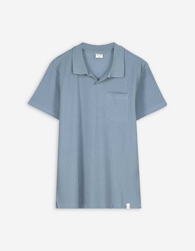 Poloshirt - Regular Fit - hellblau
