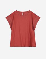 Shirt - Katoen - donkerrood