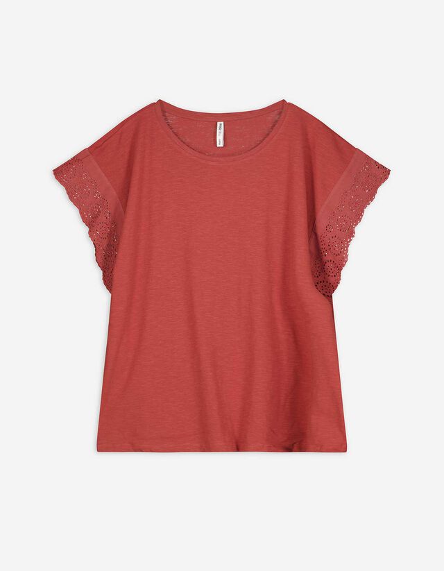 Shirt - Katoen - donkerrood