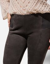 Legging - Imitatie su&egrave;de - grijs