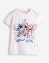 Pyjama Set aus Shirt und Shorts - Lilo & Stitch - bronzefarben