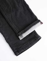 Jeans hlače - Nastavljiv spodnji rob - crna