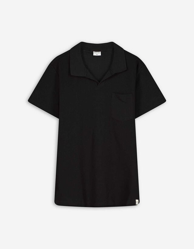 Poloshirt - Regular Fit - schwarz