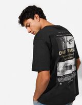 T-Shirt - R&uuml;ckenprint - schwarz