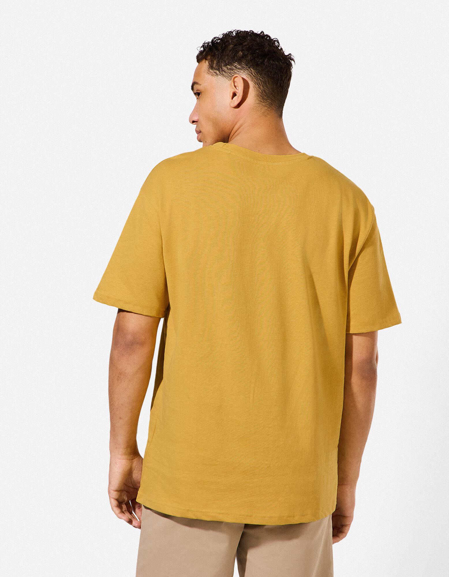 T-Shirt - Oversized Fit - Gelb
