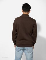 Mikina - Relax Fit - tmavohneda