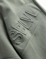 Jogpants - Kontraststreifen - gr&uuml;n