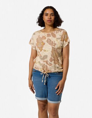 T-Shirt - Kordel - Beige