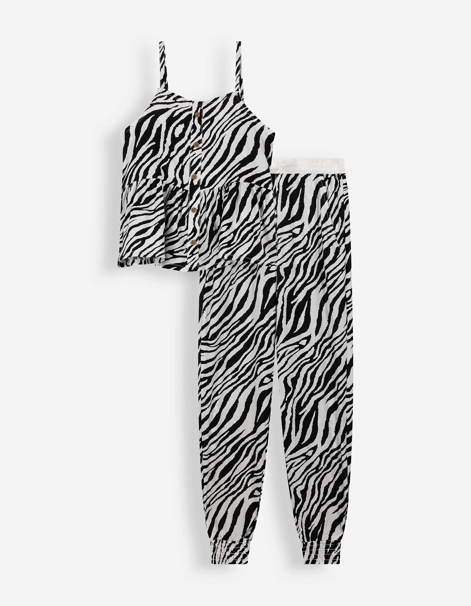 Set aus Top und Hose - 2er-Pack - wei&szlig;