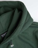 bluza z kapturem - nadruk 3D - zielony