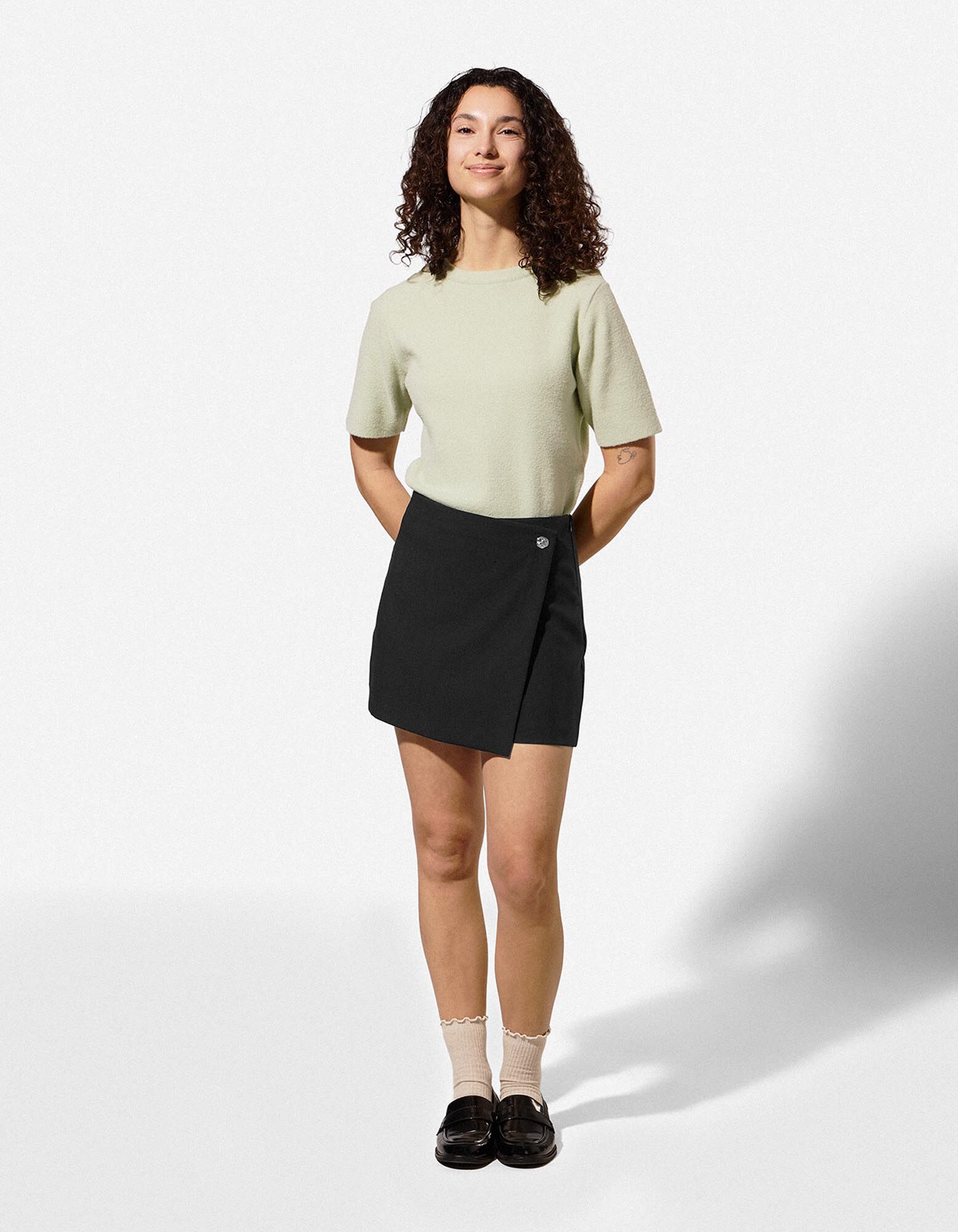 Skort - Effen - Zwart