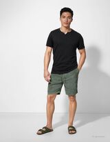 Šortky - Manšestr - tmave zelena