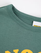 Tričko s dlhými rukávmi - Snoopy - zelena