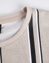 T-shirt - Ricami - beige