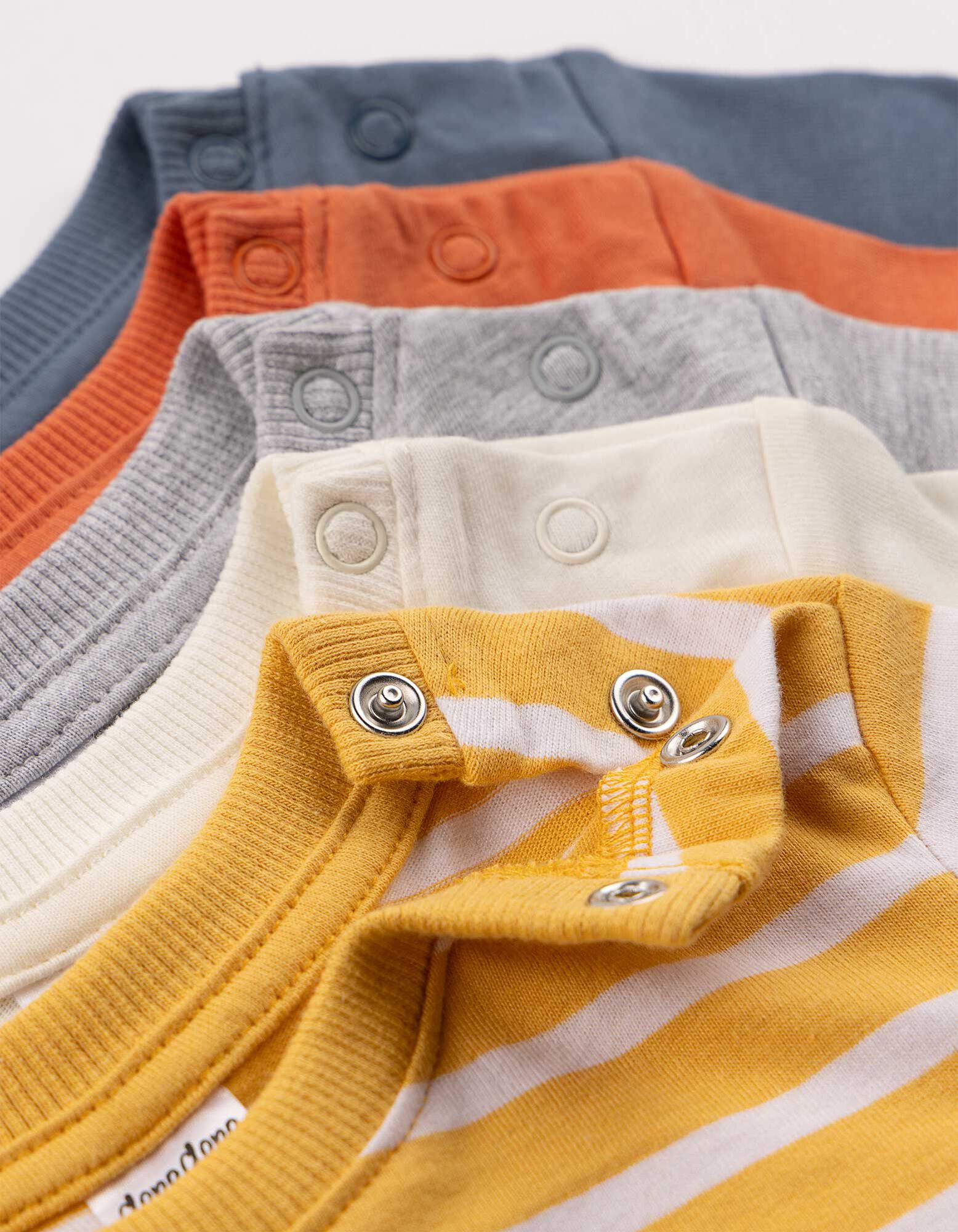 Langarmshirt - 5er-Pack