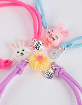 Narukvica - 3 u pakovanju - ruzicasta