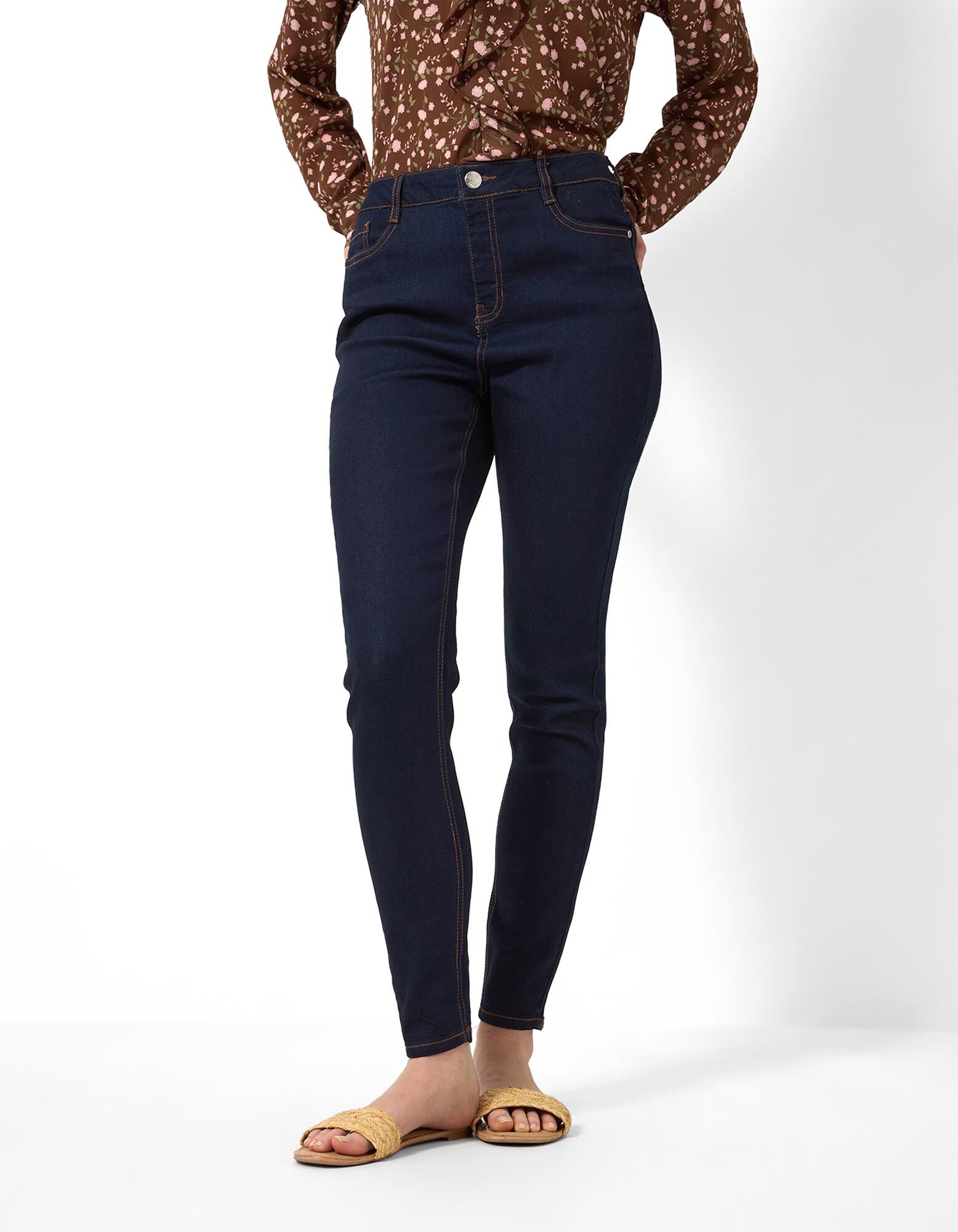 Dž&iacute;nsy - Skinny Fit - Tmavomodr&aacute;