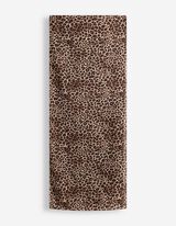 Tuch - Leopardenmuster - hellbraun