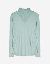 Langarmshirt - Umstandsmode - grün