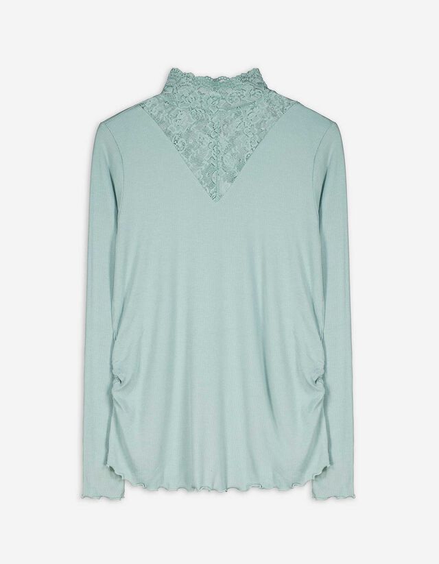 Langarmshirt - Umstandsmode - grün