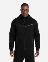 Sweatvest - Kap - zwart