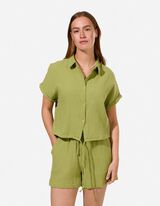 Chemise - Mousseline - Vert