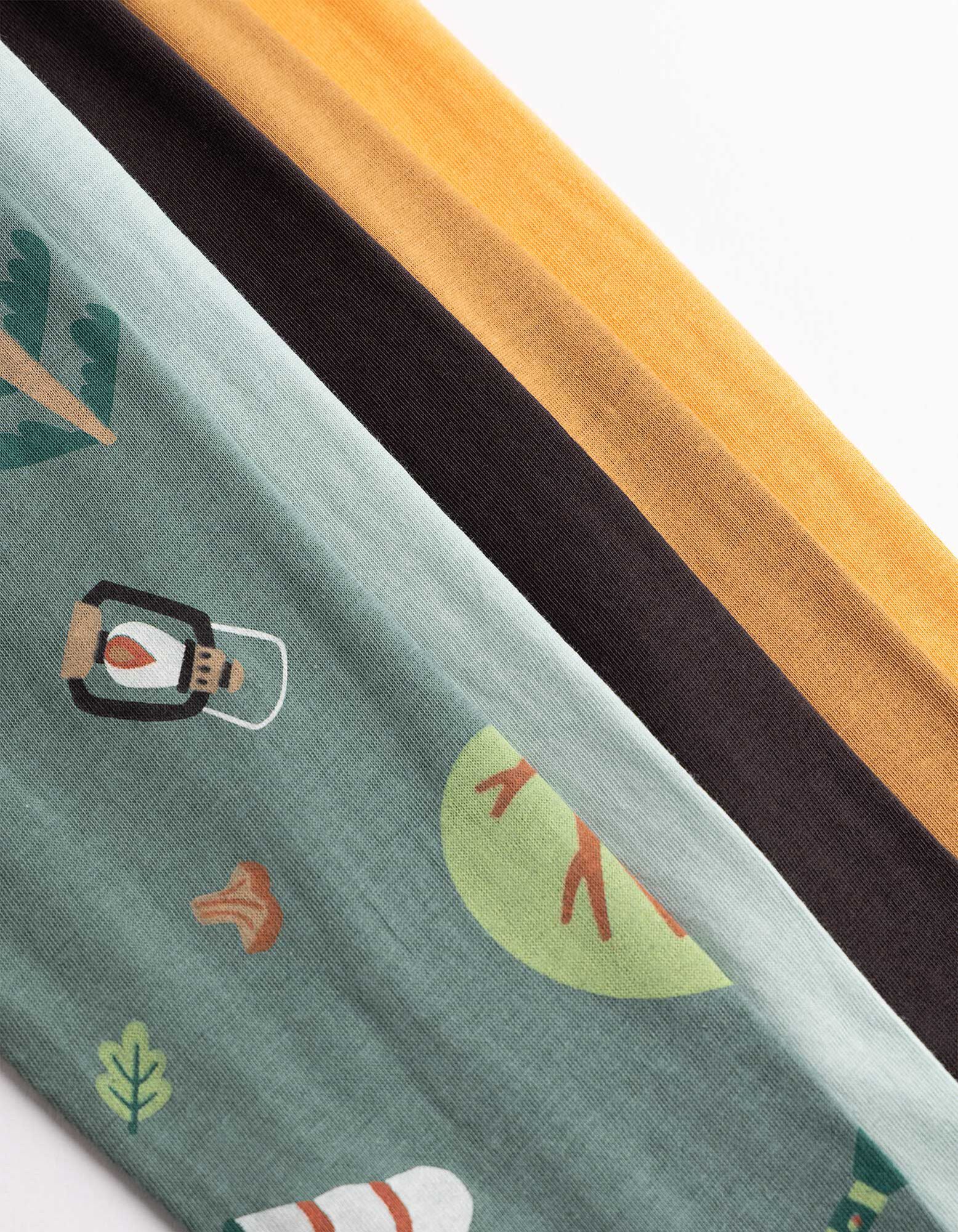 Langarmshirt - 5er-Pack