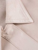 Giacca scamiciata - Imitazione di camoscio - beige
