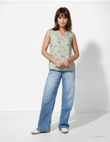 Majica na bretele - zeleno