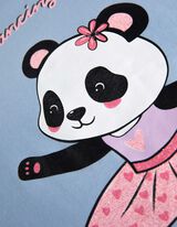 Majica kratkih rukava - Print - svetlo-plava