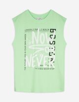 Tanktop - Vooropdruk - lichtgroen