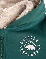 Jachetă sport - Teddyfell - Verde inchis