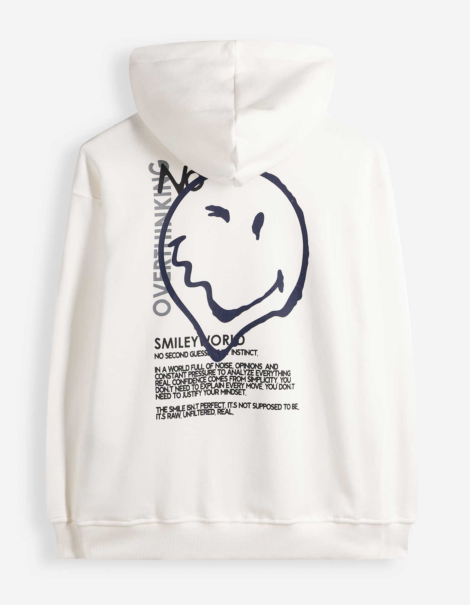 Hoodie - SmileyWorld&reg; - Off-White