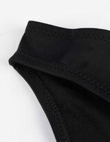 Bikinislip - einfarbig - schwarz