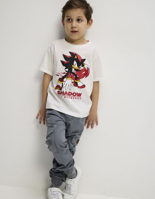 Shirt - Sonic - wei&szlig;