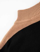 Sweter z dzianiny - mieszanka wiskozowa - bez