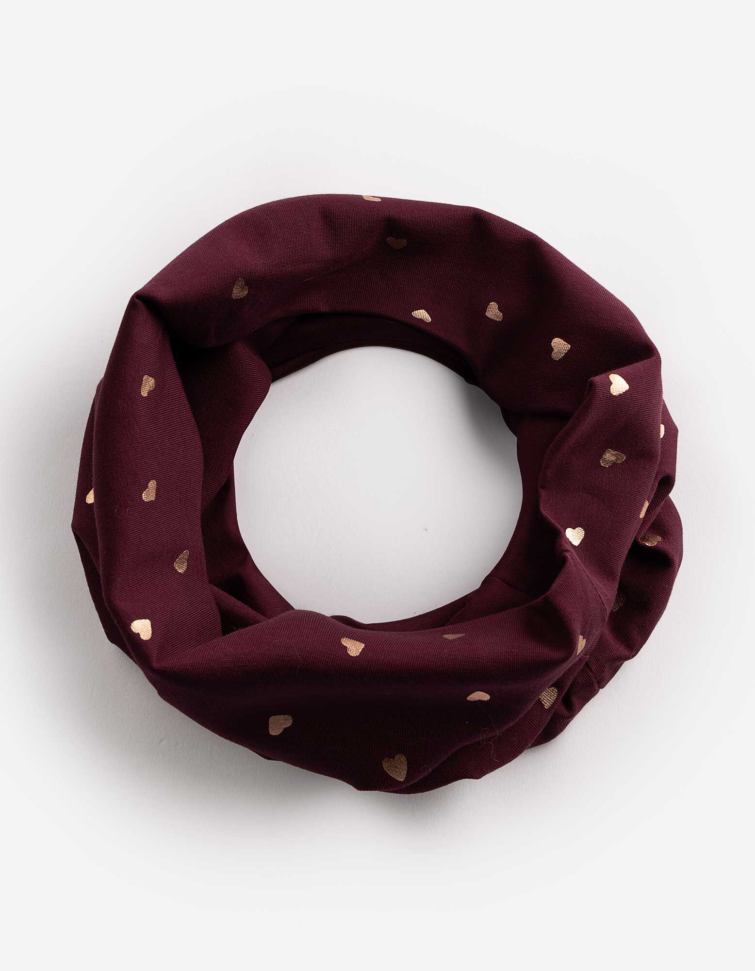 Ensemble bonnet et &eacute;charpe - Jersey - mauve