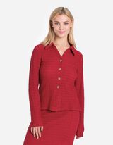 Hossz&uacute; ujj&uacute; p&oacute;l&oacute; - Gombos - m&eacute;lyv&ouml;r&ouml;s